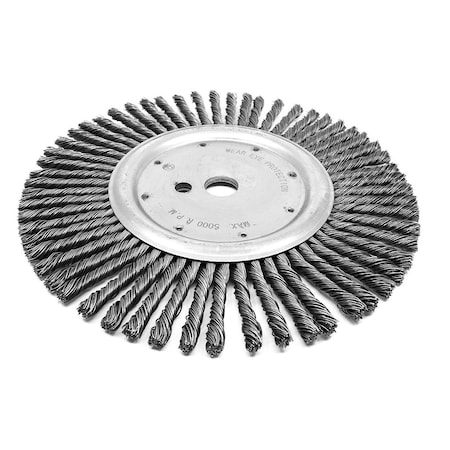 Continental Abrasives 12"x3/8"x1" expansion joint wire wheel W9-120291-N